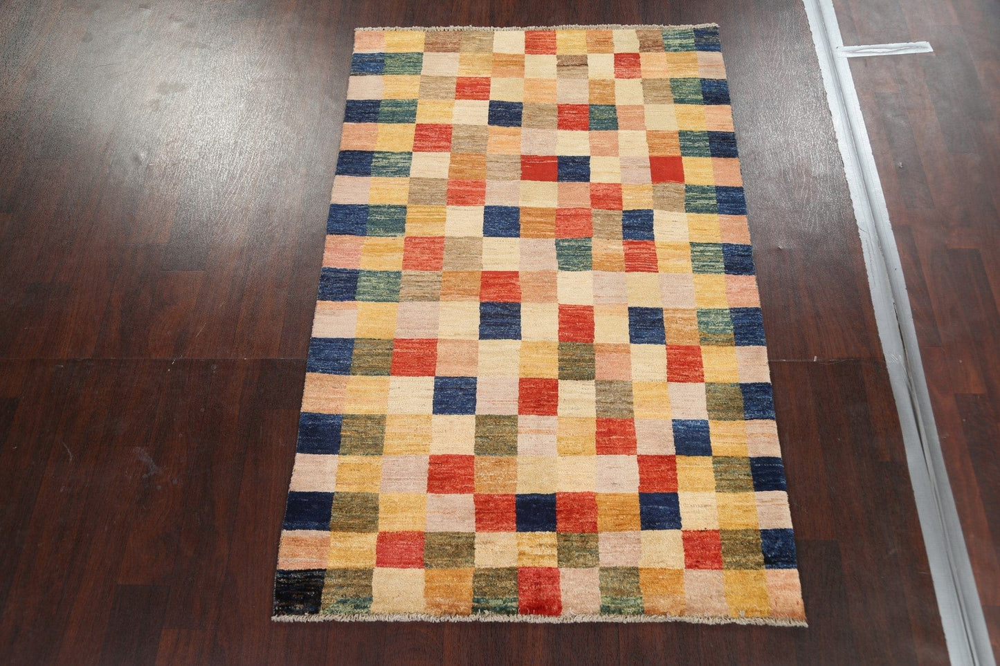 Vegetable Dye Gabbeh Persian Area Rug 4x6