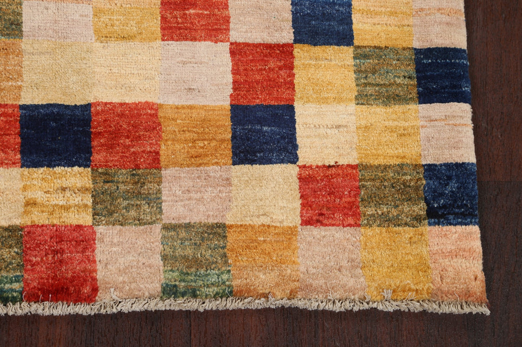 Vegetable Dye Gabbeh Persian Area Rug 4x6