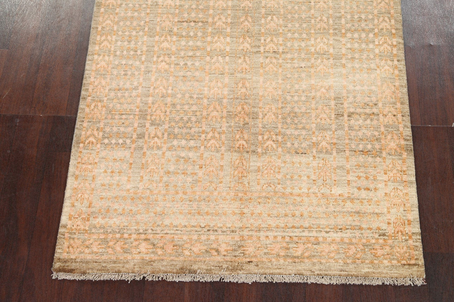 Vegetable Dye Gabbeh Kashkoli Handmade Area Rug 4x6