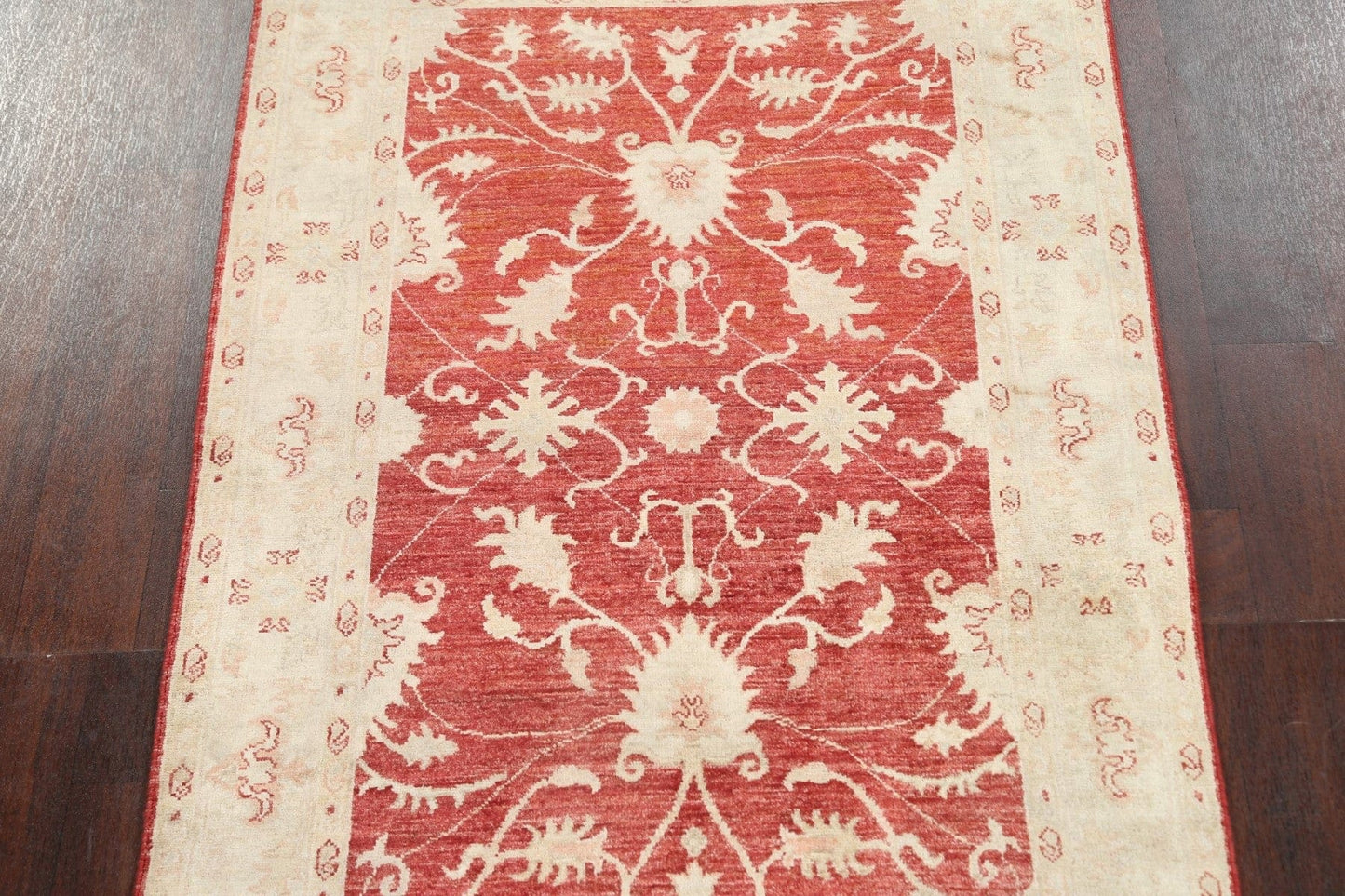 Vegetable Dye Chobi Peshawar Handmade Wool Rug 3x5