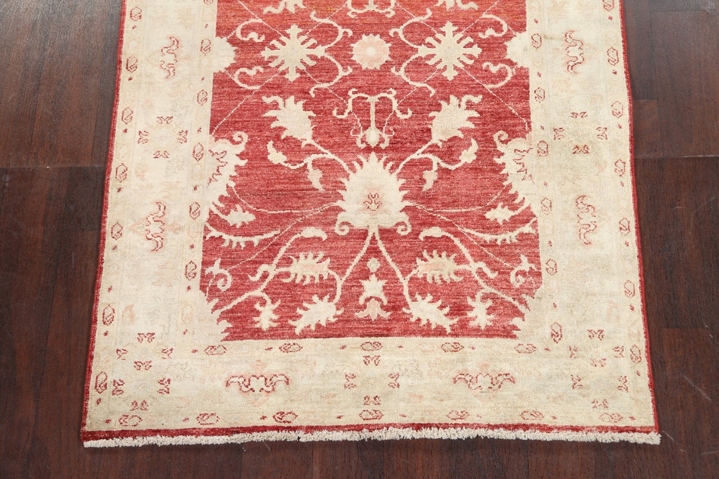 Vegetable Dye Chobi Peshawar Handmade Wool Rug 3x5