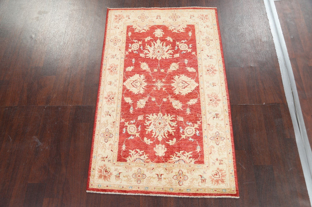 Vegetable Dye Chobi Peshawar Handmade Wool Rug 3x5