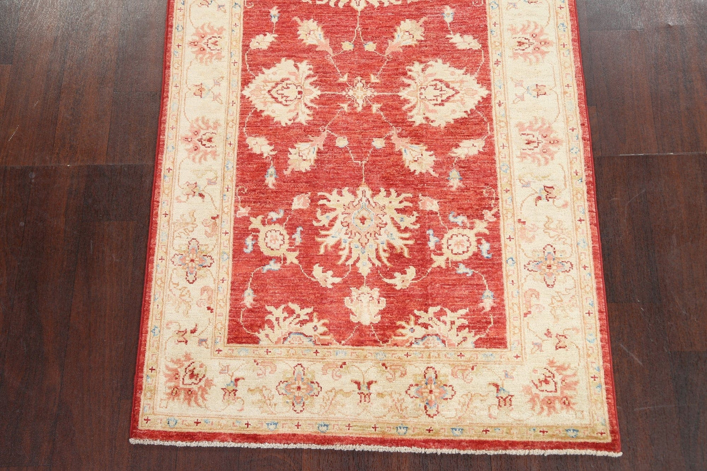 Vegetable Dye Chobi Peshawar Handmade Wool Rug 3x5