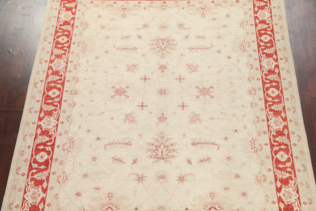 Vegetable Dye Chobi Peshawar Wool Area Rug 8x10