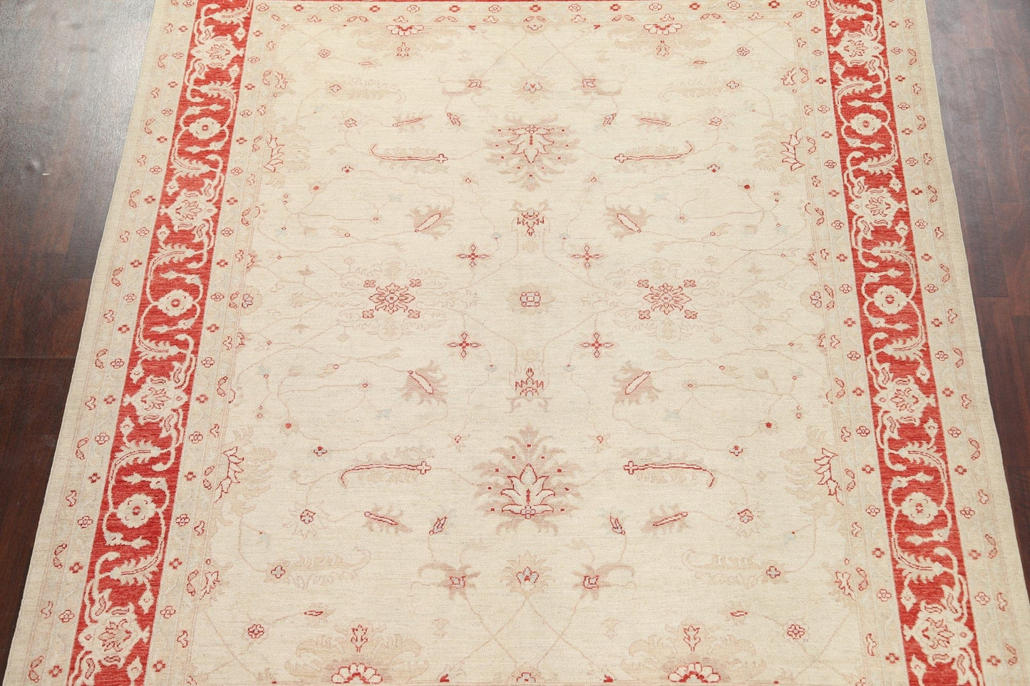 Vegetable Dye Chobi Peshawar Wool Area Rug 8x10