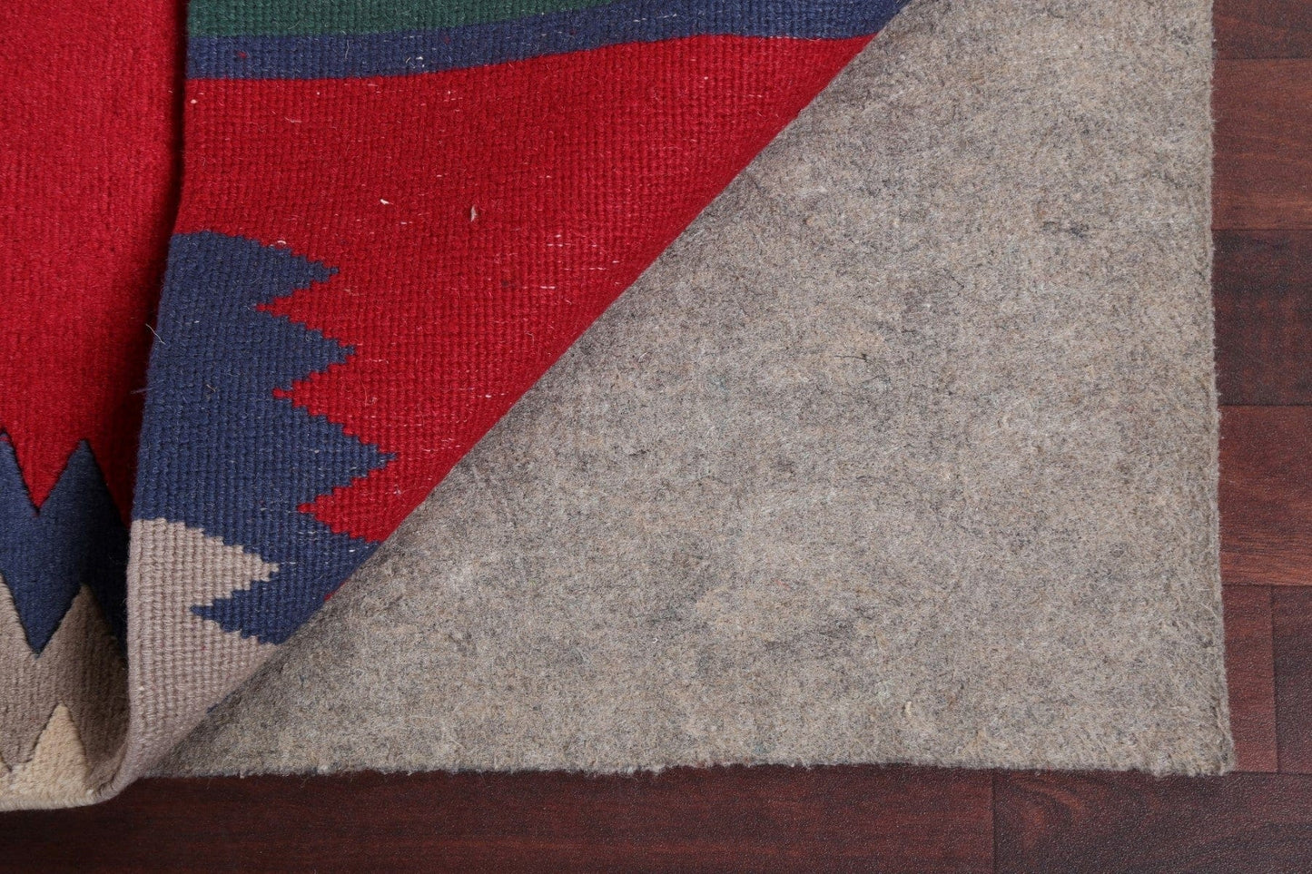 Vegetable Dye Nepalese Red Wool Area Rug 6x9