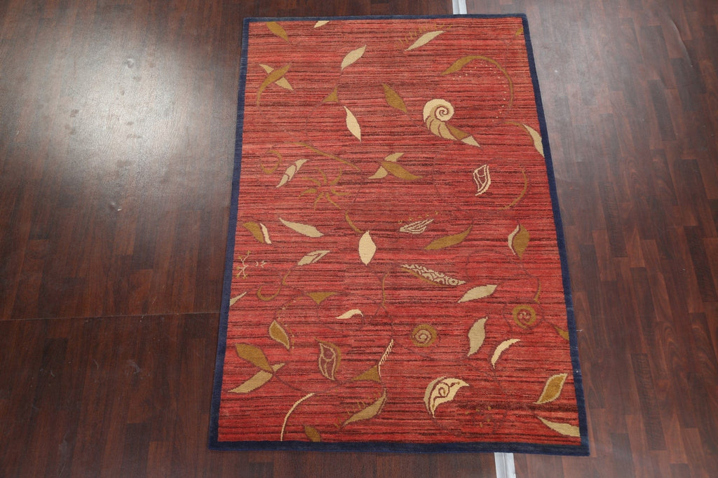 Vegetable Dye Nepalese Handmade Area Rug 6x9