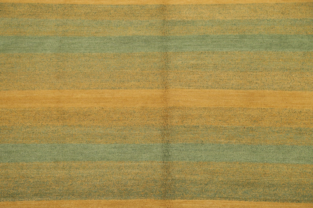 Vegetable Dye Nepalese Striped Area Rug 6x9