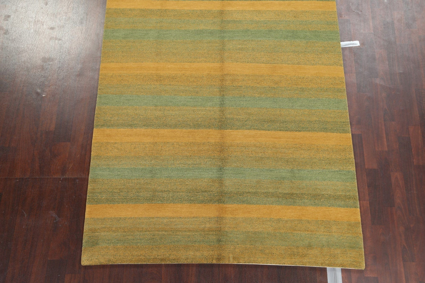 Vegetable Dye Nepalese Striped Area Rug 6x9