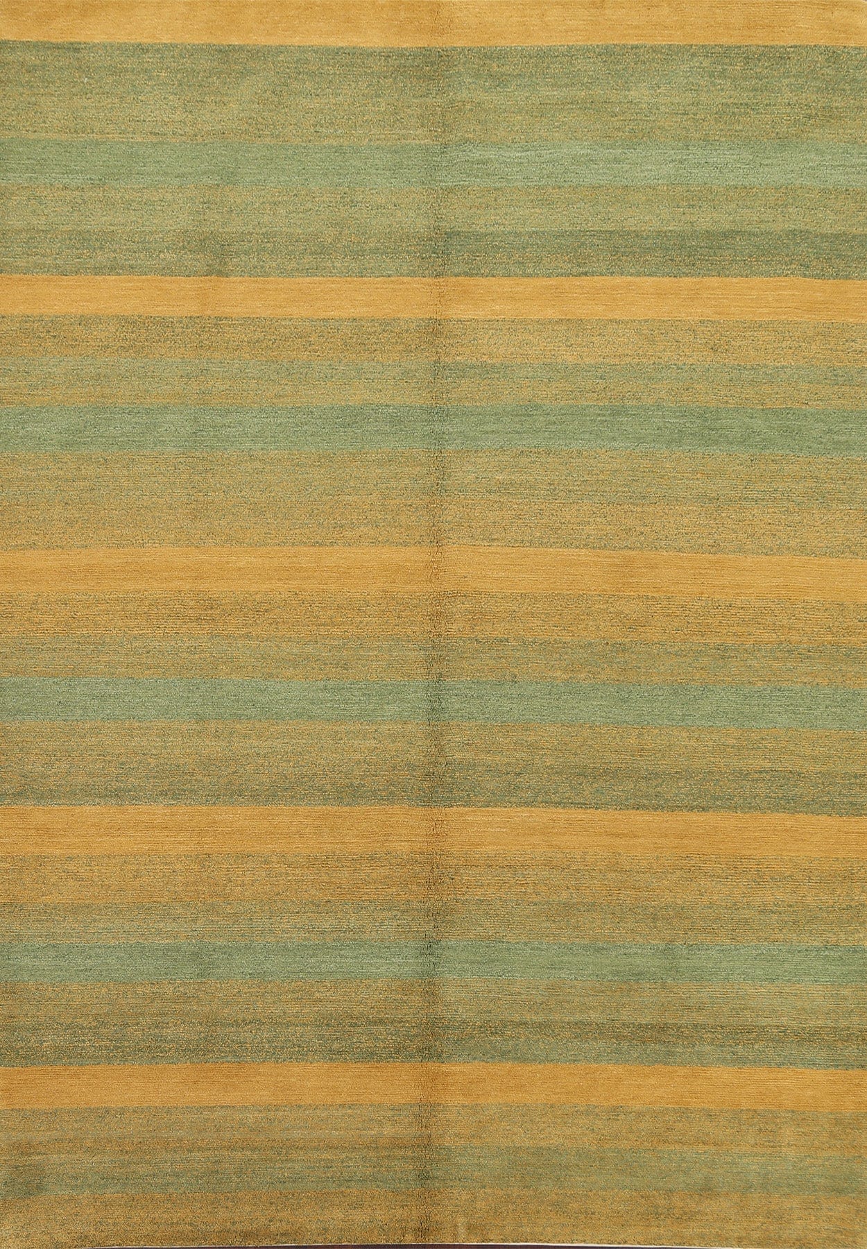 Vegetable Dye Nepalese Striped Area Rug 6x9