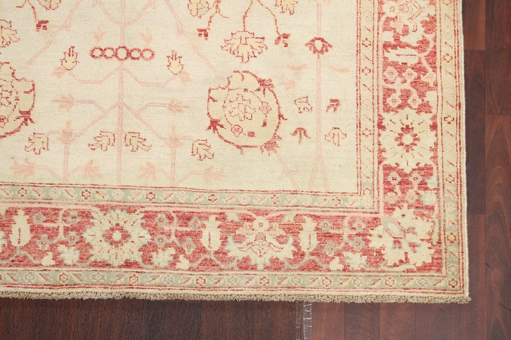 Wool Chobi Peshawar Vegetable Dye Area Rug 5x7