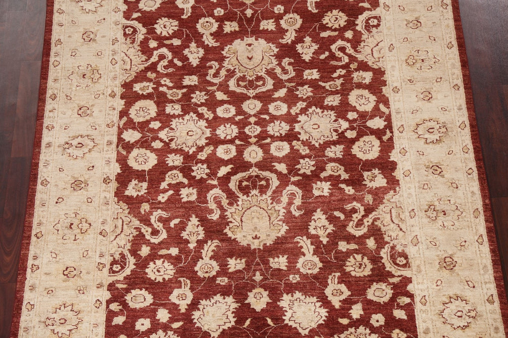 Vegetable Dye Chobi Peshawar Wool Area Rug 6x8