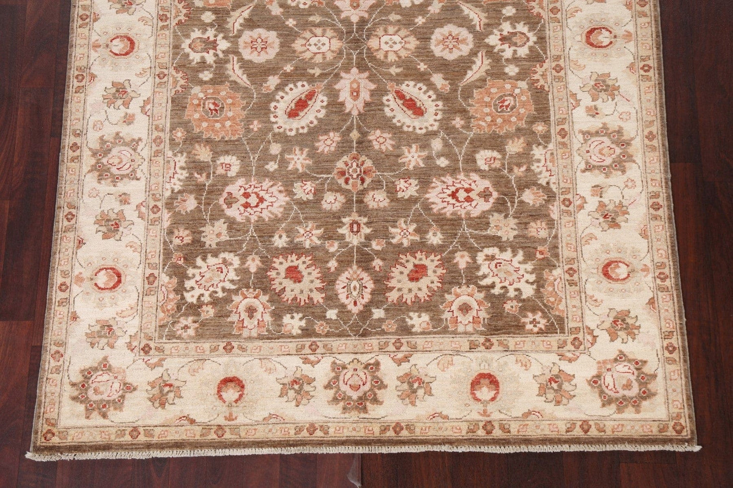 Vegetable Dye Chobi Peshawar Wool Handmade Rug 3x5