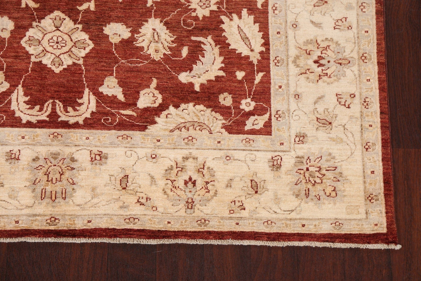 Vegetable Dye Chobi Peshawar Oriental Area Rug 6x9