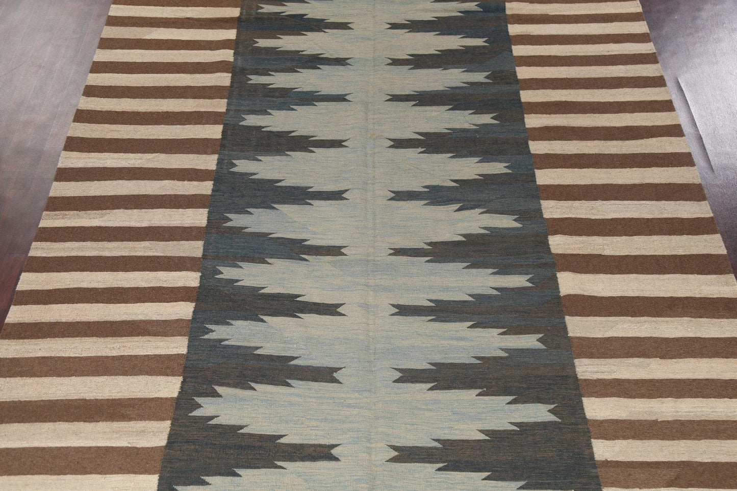 Natural Dye Kilim Flat-Weave Large Rug 10x16