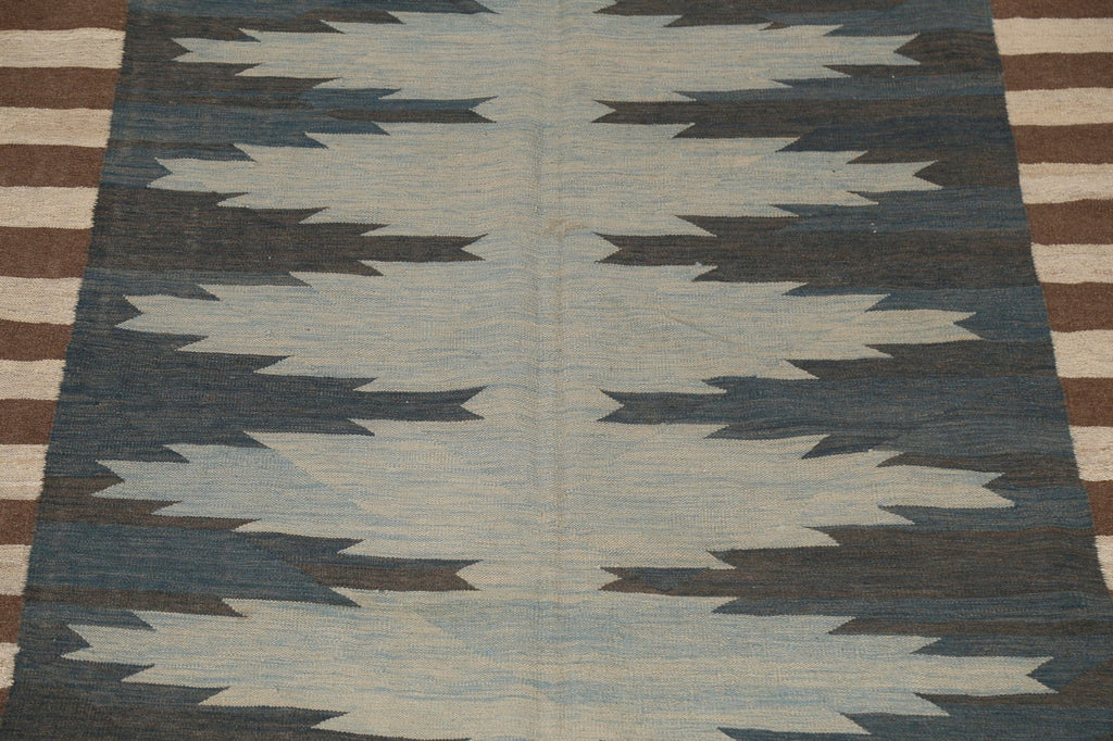 Natural Dye Kilim Flat-Weave Large Rug 10x16