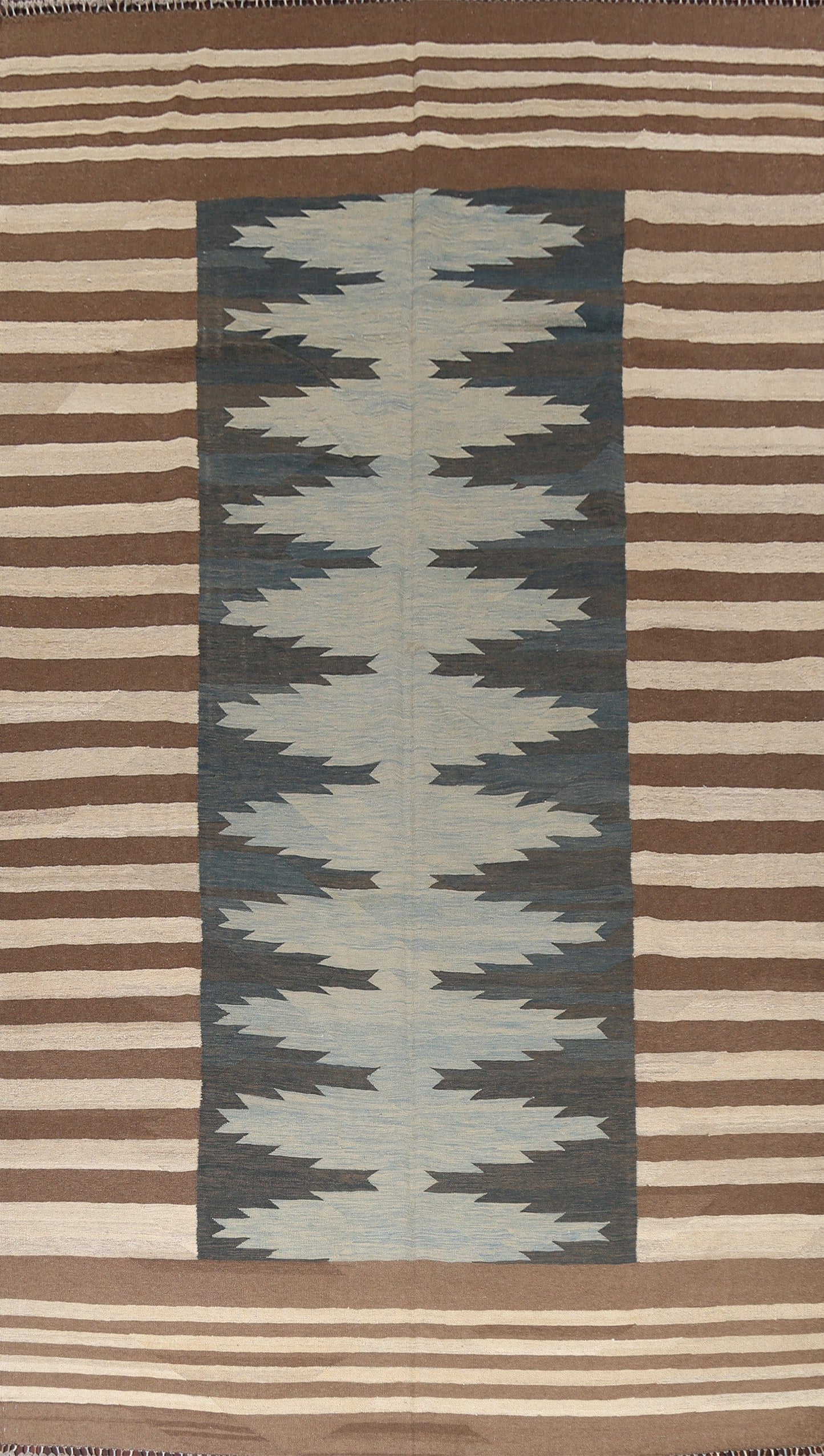 Natural Dye Kilim Flat-Weave Large Rug 10x16