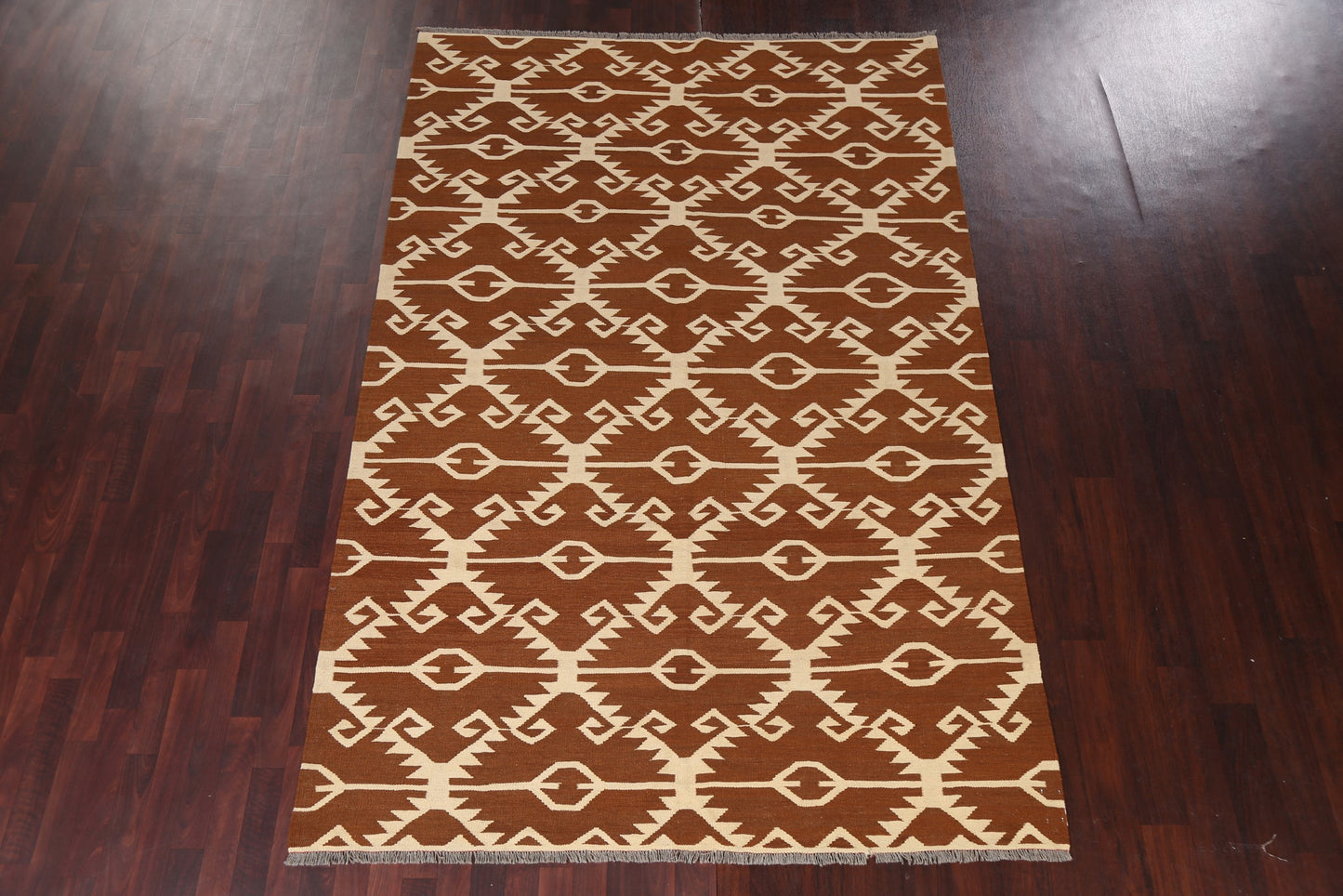 Natural Dye Kilim Oriental Area Rug 6x10