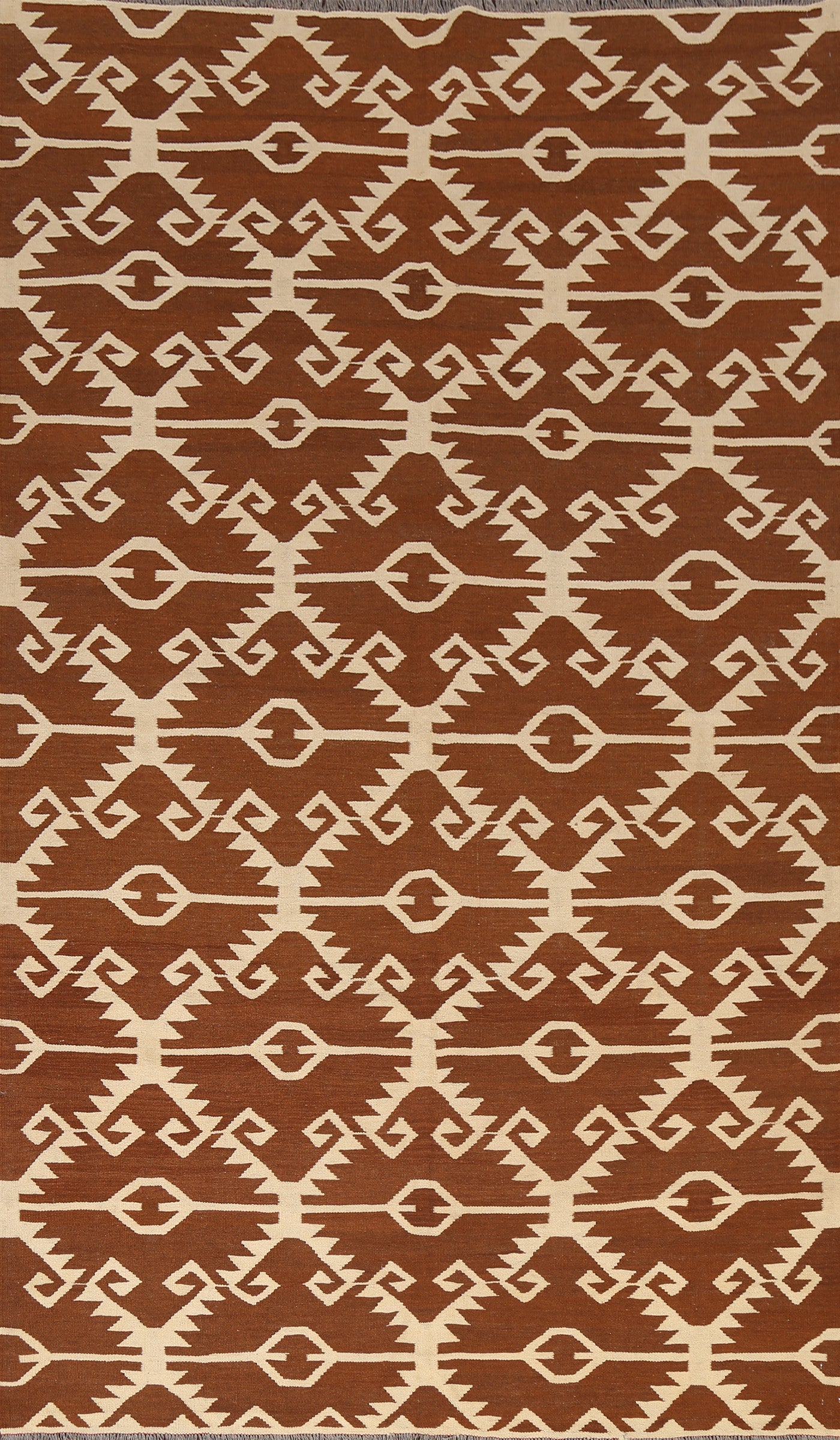 Natural Dye Kilim Oriental Area Rug 6x10