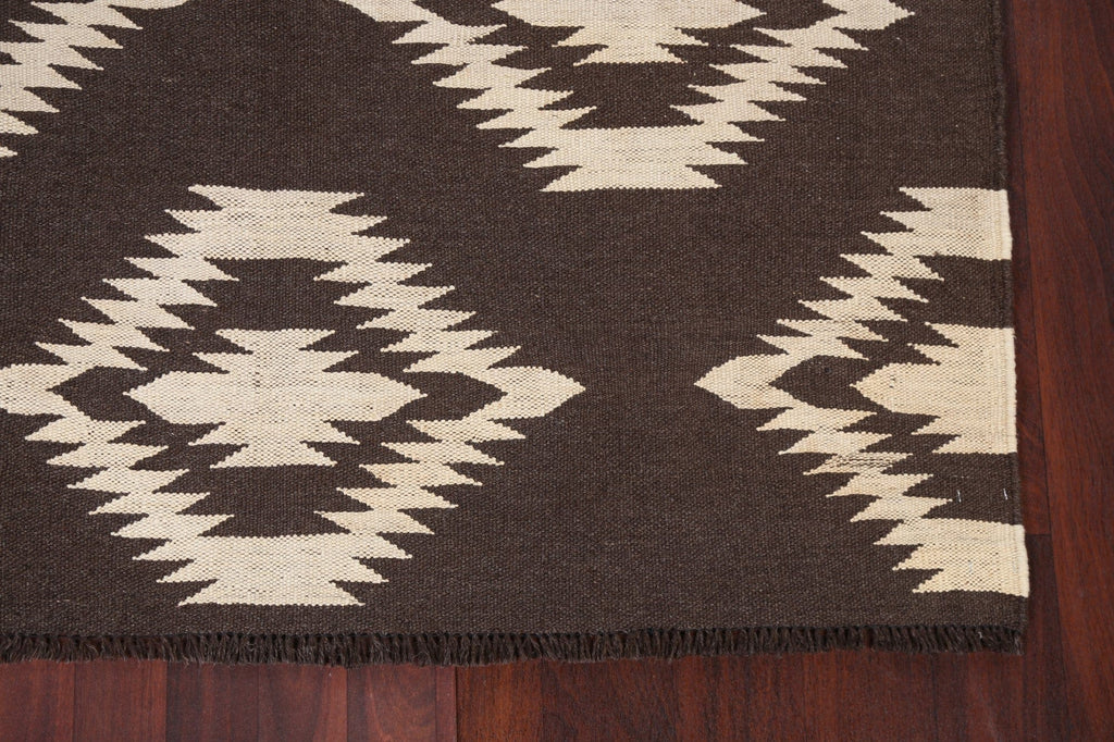 Tribal Kilim Natural Dye Area Rug 5x7