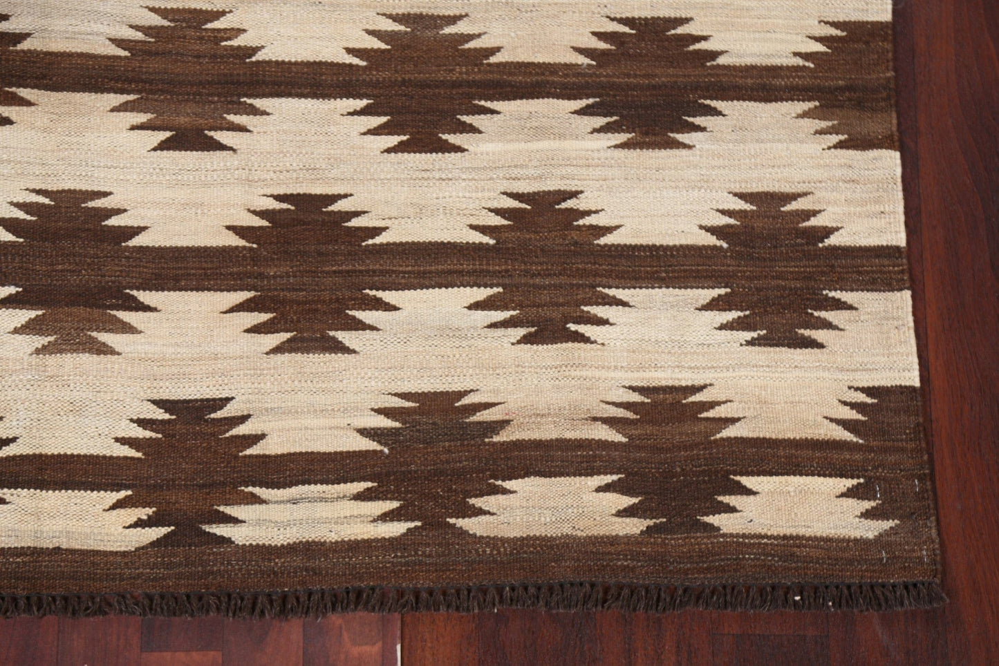 Natural Dye Tribal Kilim Oriental Area Rug 5x6