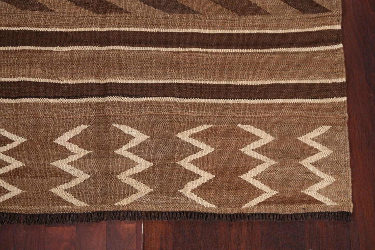 Natural Dye Tribal Kilim Oriental Area Rug 5x6