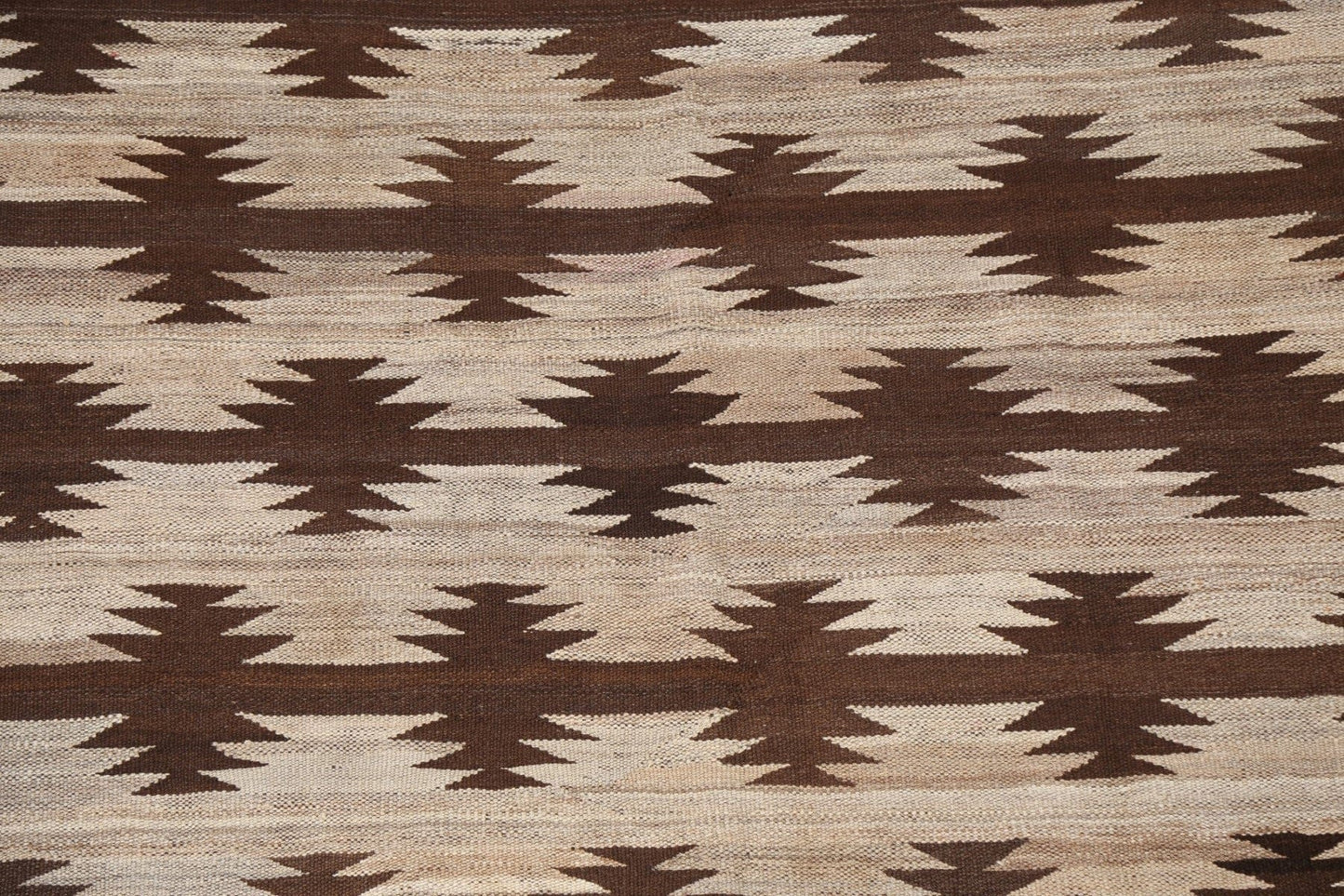 Geometric Kilim Natural Dye Area Rug 5x6