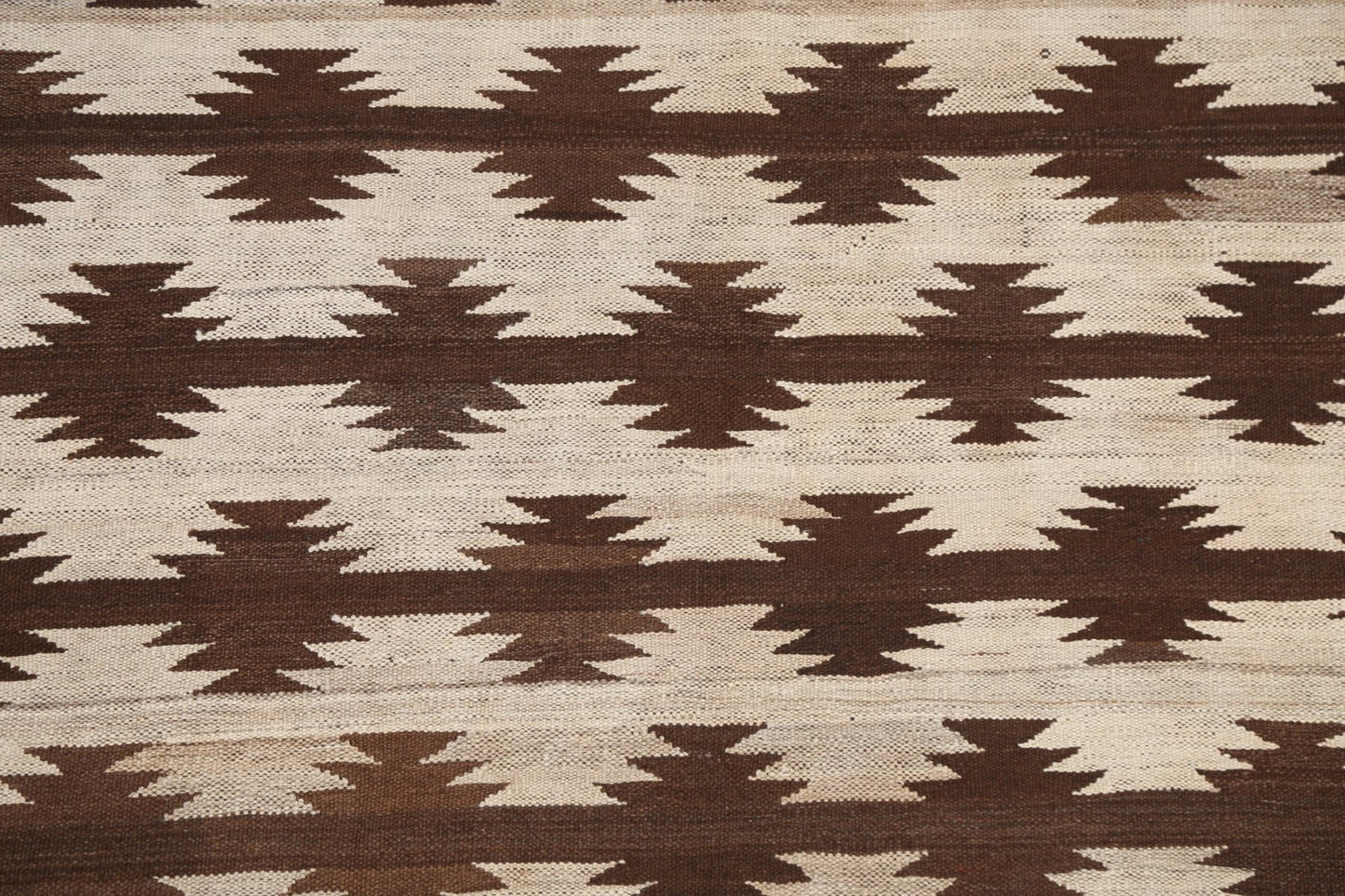 Natural Dye Wool Kilim Oriental Area Rug 5x6