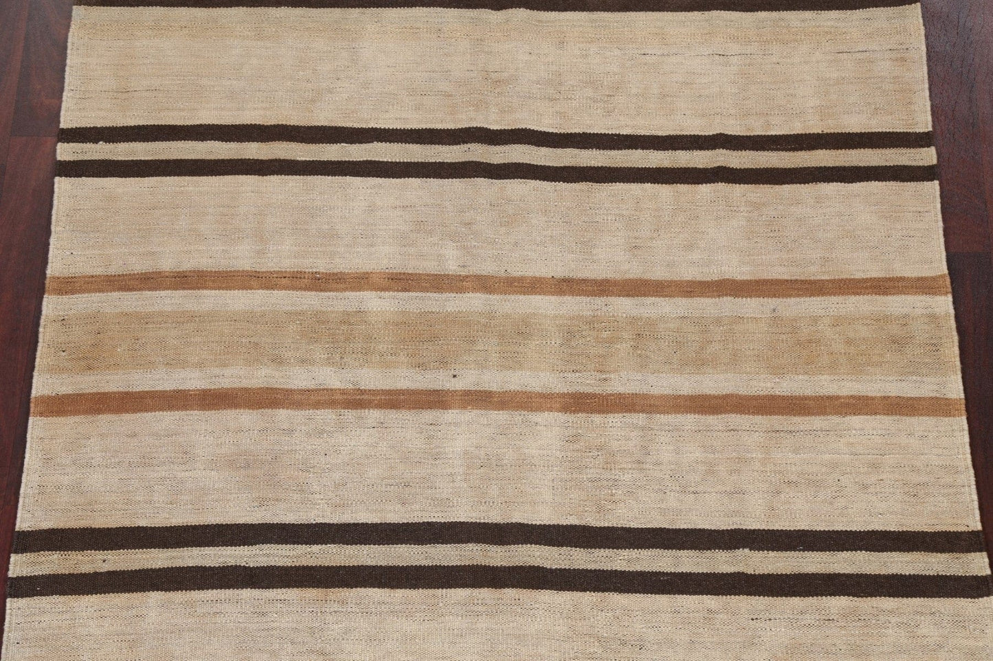 Natural Dye Kilim Flat-Weave Area Rug 5x7