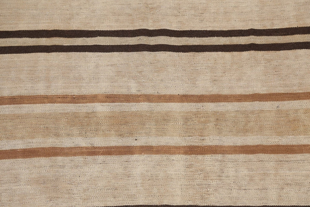 Natural Dye Kilim Flat-Weave Area Rug 5x7