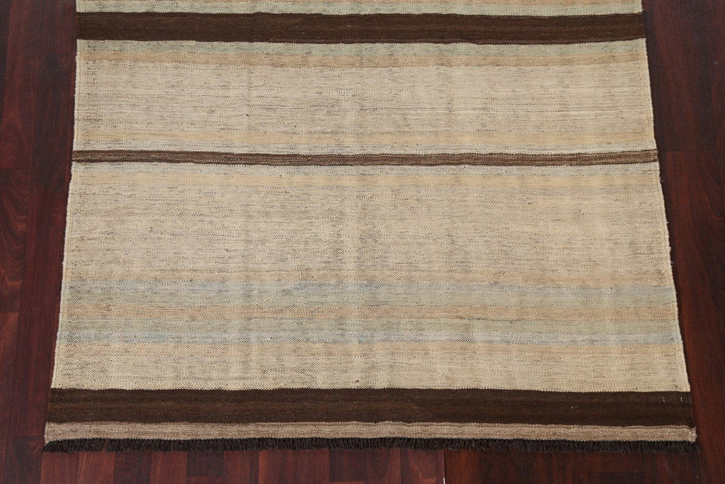 Natural Dye Kilim Wool Area Rug 5x7