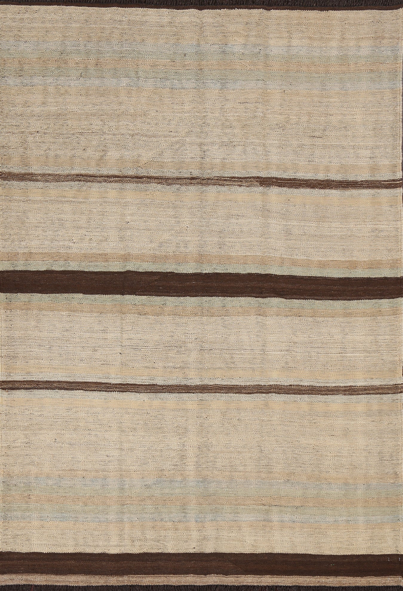 Natural Dye Kilim Wool Area Rug 5x7