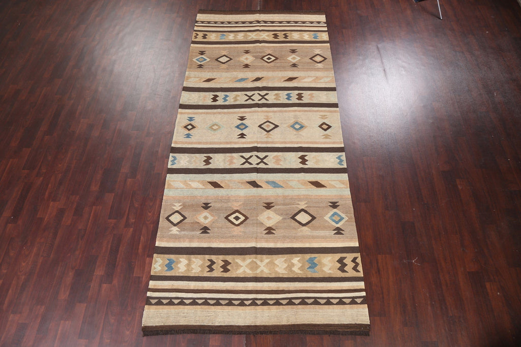 Natural Dye Kilim Wool Area Rug 6x13