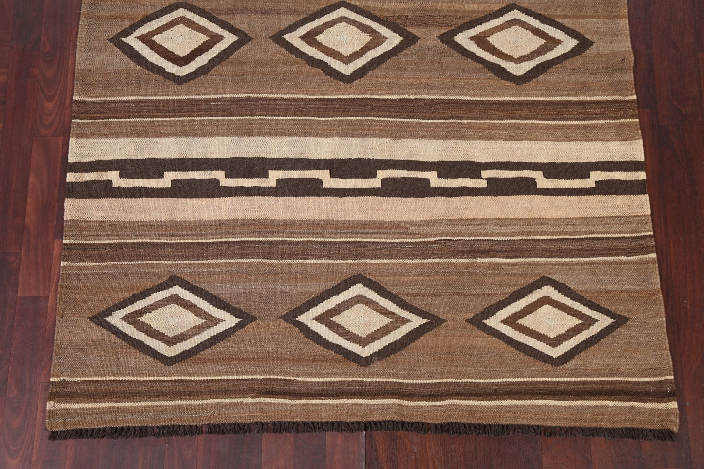 Natural Dye Tribal Kilim Handmade Area Rug 5x10