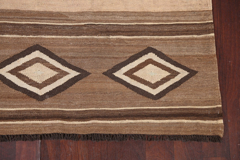 Natural Dye Tribal Kilim Handmade Area Rug 5x10