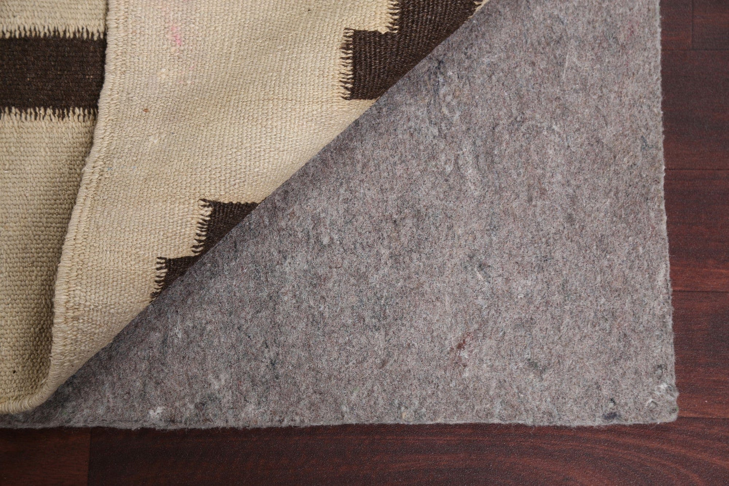 Natural Dye Kilim Flat-Weave Area Rug 5x10
