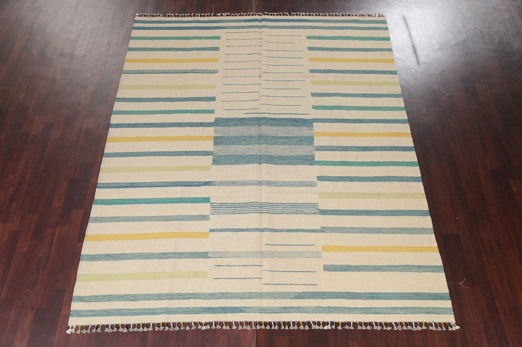 Flat Woven Kilim Handmade Area Rug 8x10