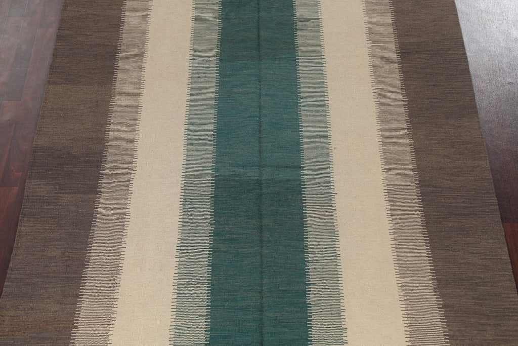 Flat-Woven Kilim Wool Area Rug 7x10