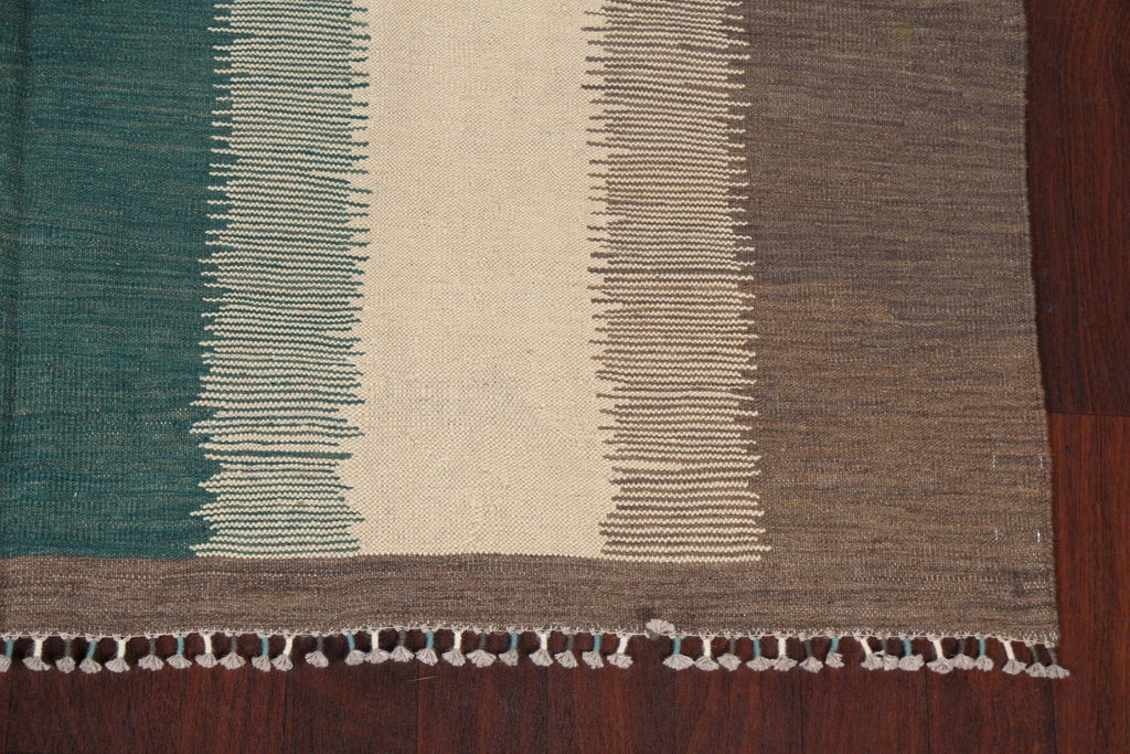 Flat-Woven Kilim Wool Area Rug 7x10