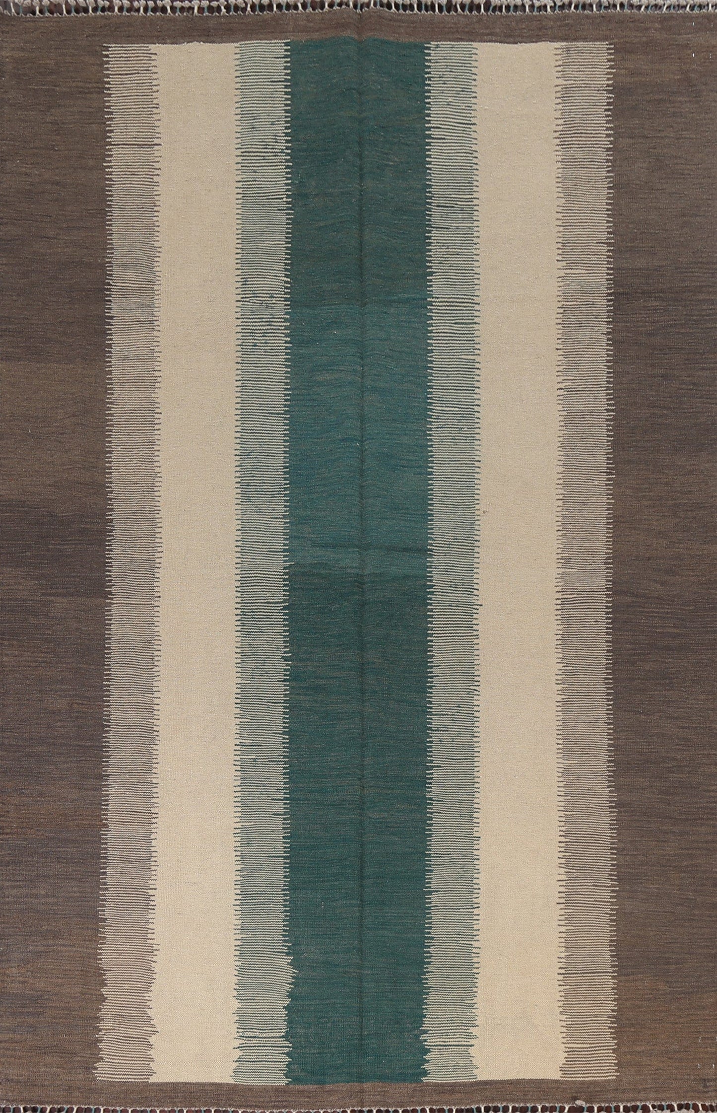 Flat-Woven Kilim Wool Area Rug 7x10