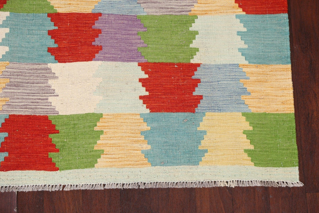 Flat Weave Kilim Handmade Area Rug 7x10