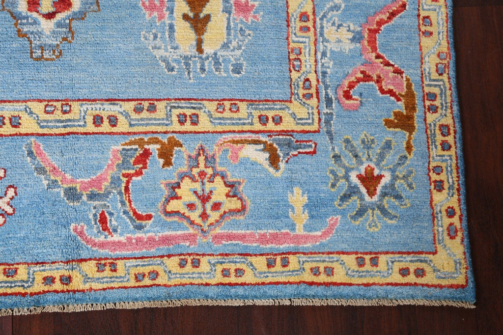 Vegetable Dye Oushak Turkish Area Rug 6x8