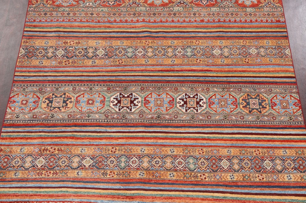 Vegetable Dye Kazak Wool Area Rug 7x9