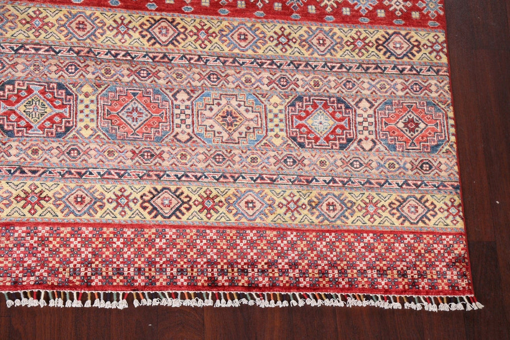 Vegetable Dye Kazak Wool Area Rug 8x10