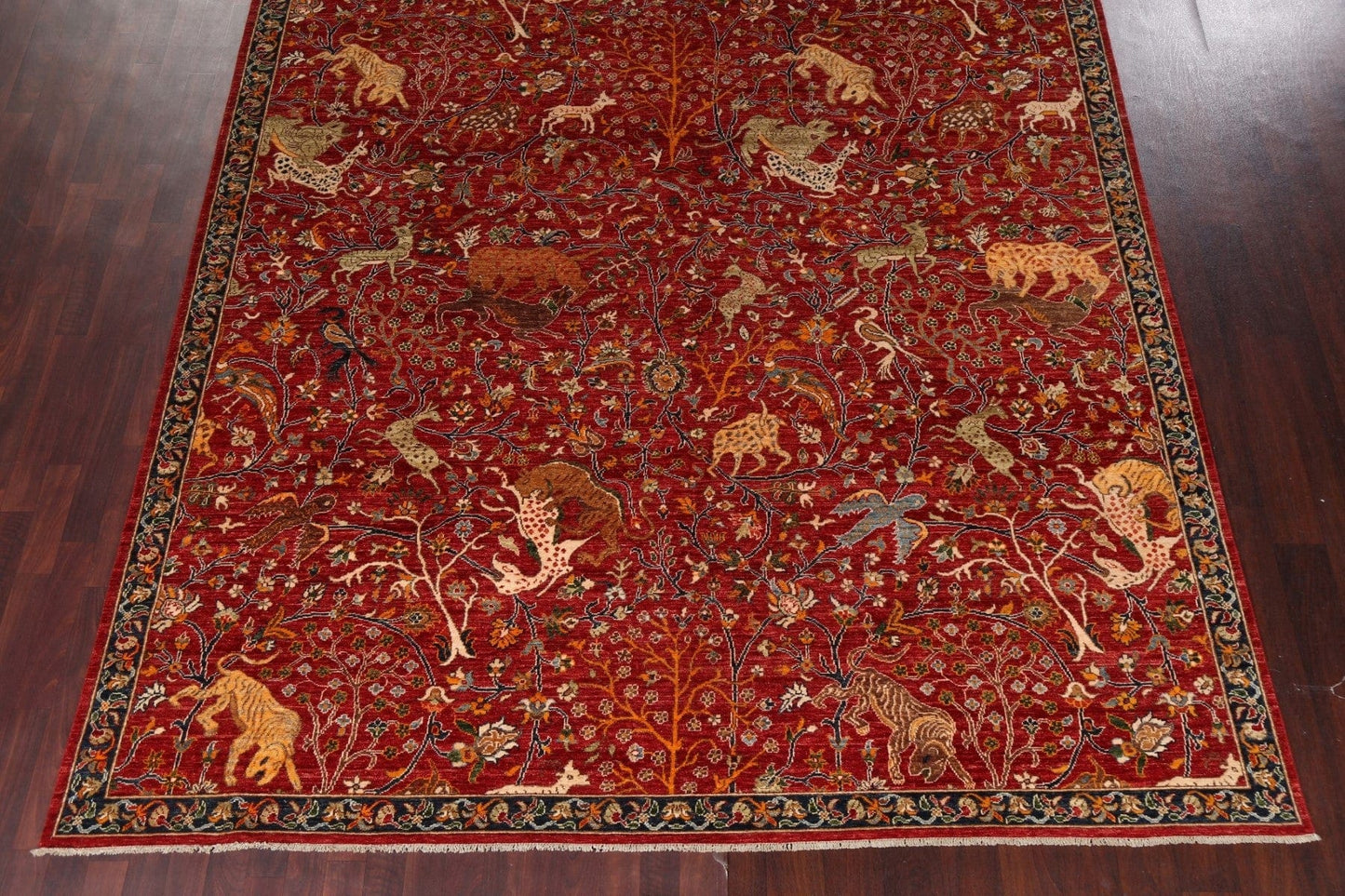 Vegetable Dye Animal Pictorial Ziegler Oriental Area Rug 9x12