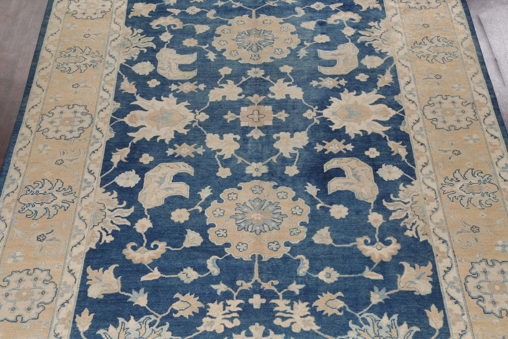 Vegetable Dye Oushak Turkish Area Rug 10x13