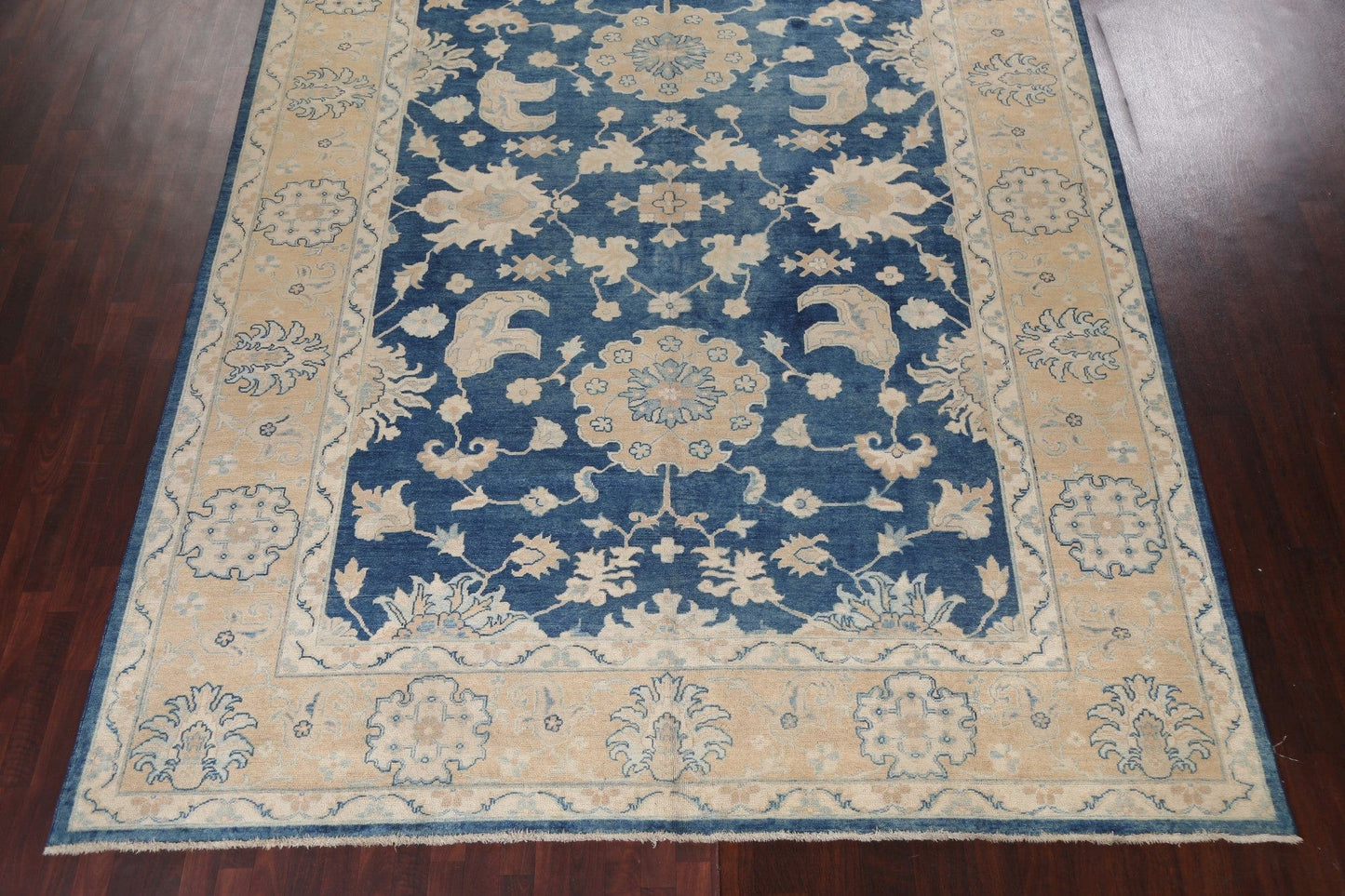 Vegetable Dye Oushak Turkish Area Rug 10x13