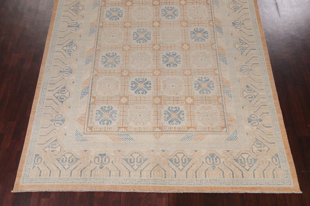 Vegetable Dye Oushak Turkish Area Rug 9x12