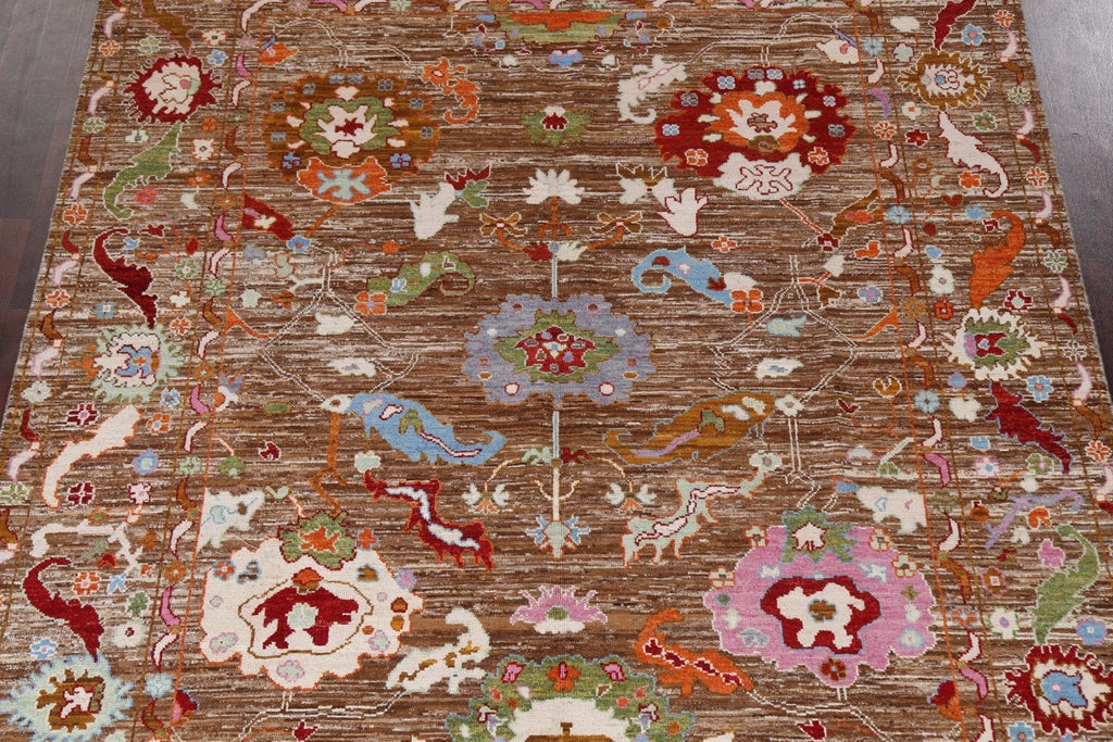 Vegetable Dye Oushak Turkish Area Rug 8x10