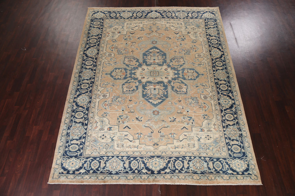 Vegetable Dye Heriz Turkish Area Rug 9x12